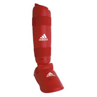 สนับแข้งคาราเต้ adidas WKF Shin Guards and Instep Pads (แดง​ หรือ​ น้ำเงิน)