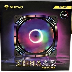 NUBWO NFT-315 FAN CASE 12CM NUBWO NFT-315 ZIEMA AIR RGB LIGHTING