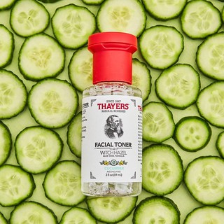 Thayers โทนเนอร์เช็ดหน้า Facial Toner Witch Hazel Aloe Vera Formula Cucumber Alcohol-Free (89ml)