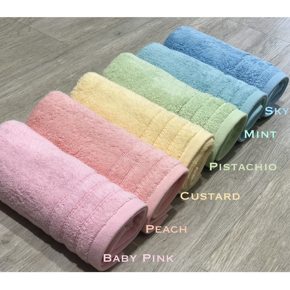 Behome ผ้าขนหนู รุ่น Iris - เนื้อผ้าหนานุ่ม หรูหรา ซับน้ำฟินที่สุด *แจ้งสีผ้าทางแชทได้เลยนะคะ