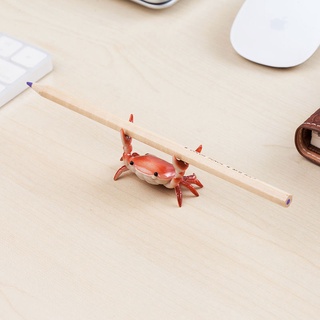 JFMM Japanese Pen Holder Creative DesignINSInternet Celebrity Weightlifting Crab Pen Holder Storage Pen Holder Decoration Model