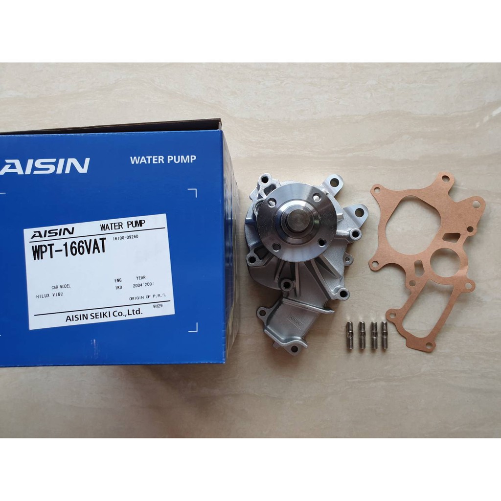 ปั๊มน้ำ TOYOTA VIGO ดีเซล,1KD,2KD AISIN แท้ ราคาลูกละ1650บาท