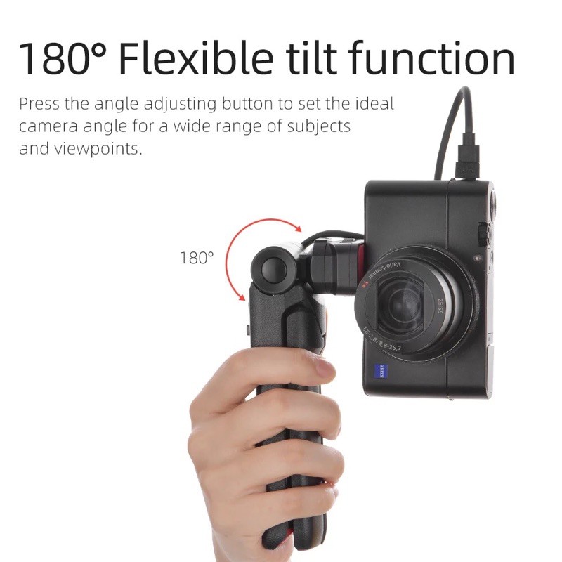 Kingma Sony / Canon / Panasonic / Fujifilm Camera Hand Grip Vlog Multi-funtion Remote Control Selfie Stick Vlogging Grip