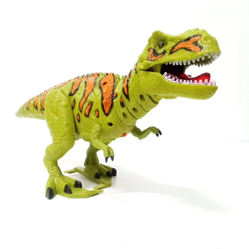 ไดโนเสาร์ TYRANNOSAURUS  REX B/O 2Ax2 Ligth & Sound  ทีเร็ก ใส่ถ่าน มี เสียง มีไฟ เดินได้ งานโมเดล