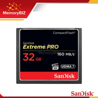 SanDisk Extreme Pro CF Card 32GB Speed 160/150MB/s (SDCFXPS_032G_X46) เมมโมรี่ การ์ด แซนดิส กล้องโปร DSLR ประกัน Synnex