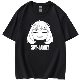 Anime spy x family ลอยด์ ฟอเจอร์ อาเนีย ฟอเจอร์ ยอร์ ฟอเจอร์ cotton ฝ้าย Loid Anya Yor Bond Forger Yuri tops t shirt