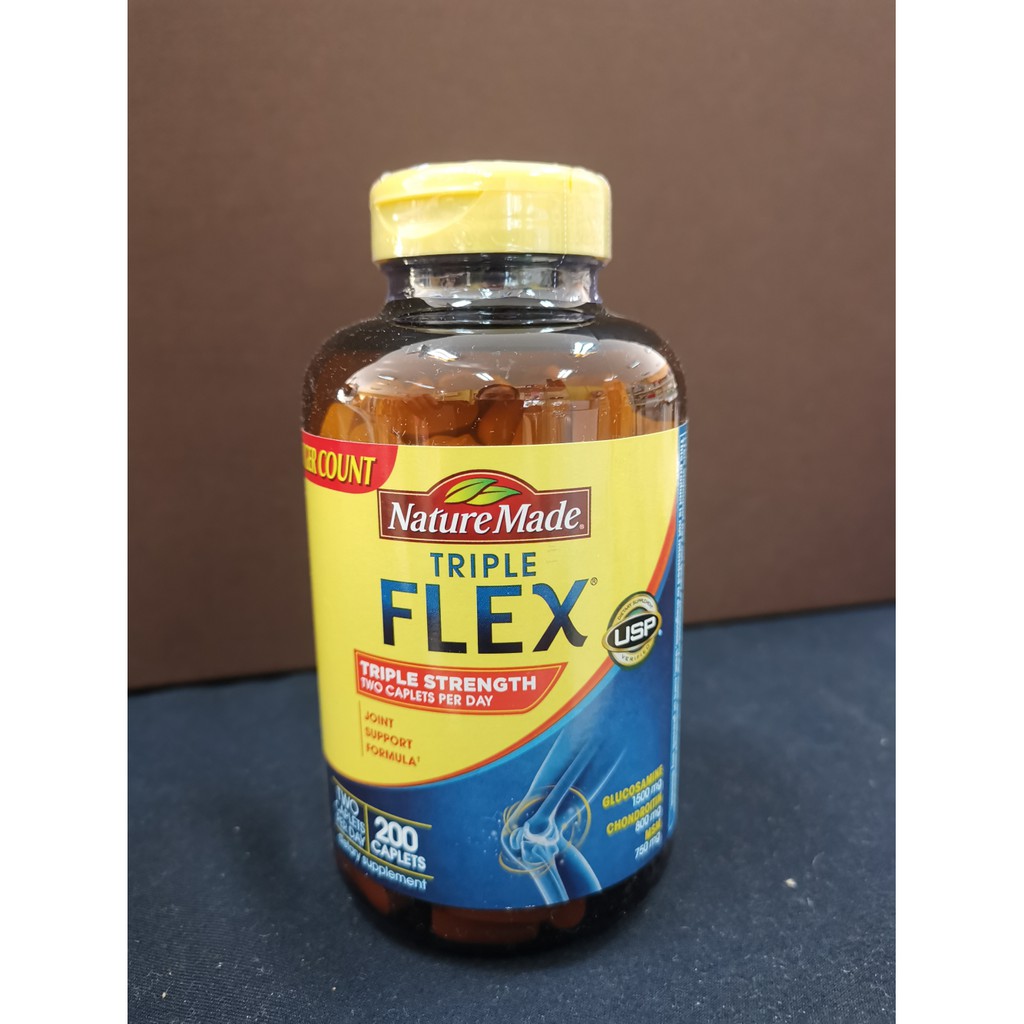 Nature Made Triple Flex 200 Caplets Tripleflex Glucosamine Chondroitin MSM