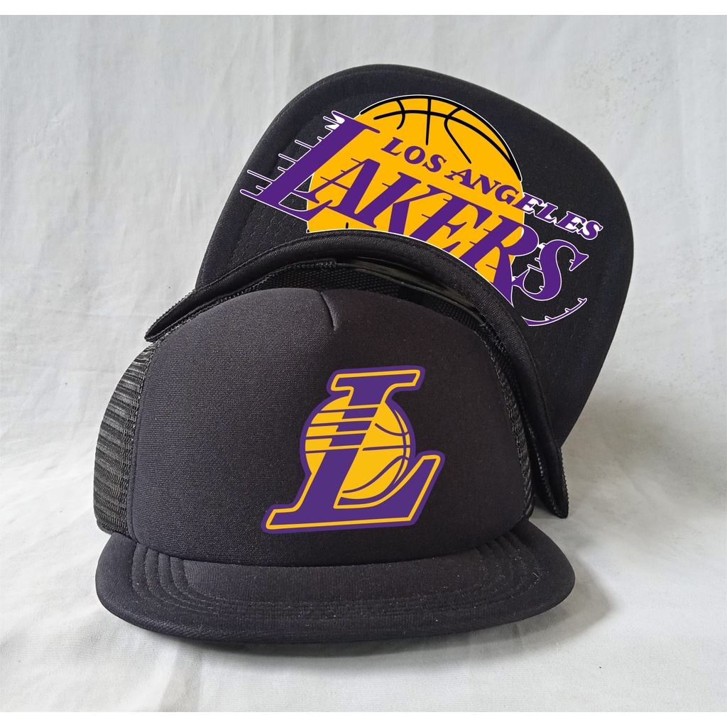 NBA LA Lakers Basketball Net Trucker Hat