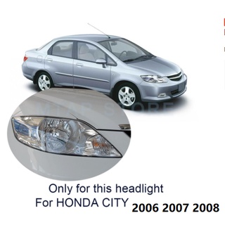 ฝาครอบเลนส์ไฟหน้าซ้าย ขวา แบบใส สําหรับ HONDA CITY SEL 2006~2008