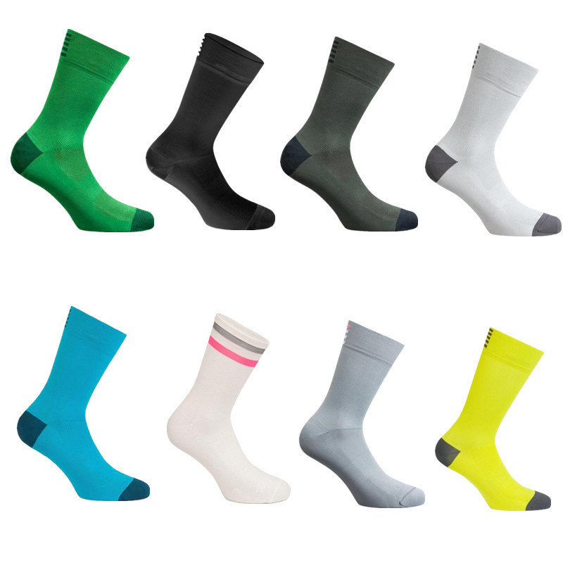 Men Kaus Kaki Bersepeda Women Kaos Kaki Sepeda Bernapas Olahraga Luar Ruangan Pria Wanita Socks ถุงเท้าปั่นจักรยาน  ถุงเท้ากีฬา