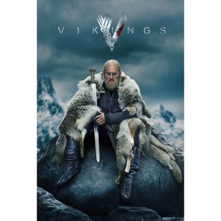 โปสเตอร์หนัง Vikings ไวกิ้ง ซีรี่ย์ ยอดนักรบเรือมังกร Movie Poster ภาพติดผนัง ตกแต่งบ้าน รูปติดห้อง ของสะสม ร้านคนไทย