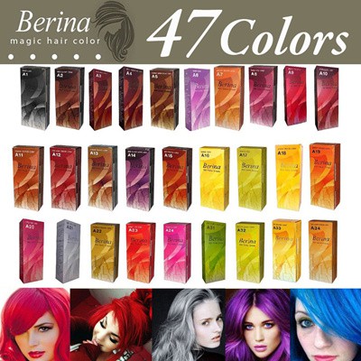 Berina a1-a30 เบอริน่า ครีมเปลี่ยนสีผม สีย้อมผม