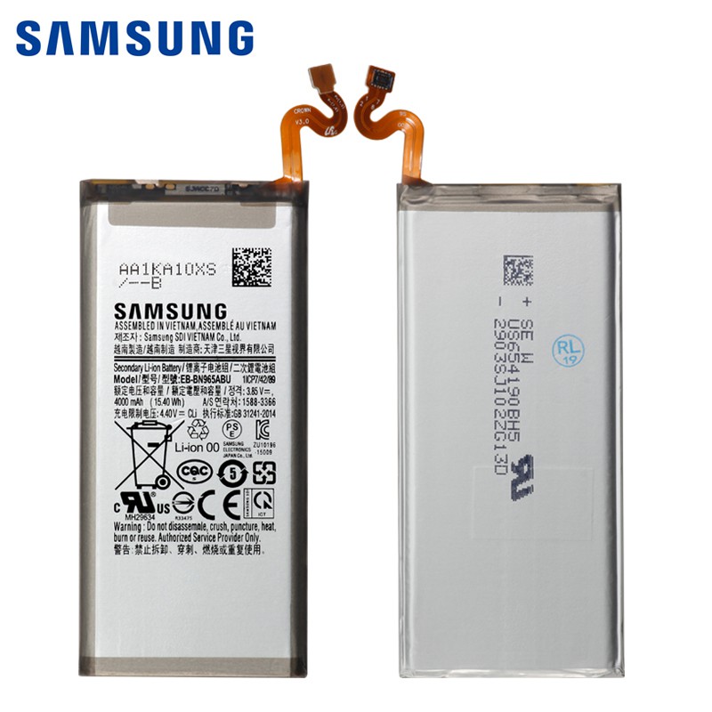 แบตเตอรี่โทรศัพท์มือถือOriginal Samsung Galaxy Note9 Note 9 SMN9600 ...