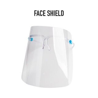 (พร้อมส่ง) หน้ากากแว่นตากันเชื้อ ฝุ่นละออง face shield