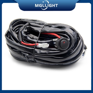 MGLLIGHT บาร์ไฟ LED รีเลย์สวิตช์ 3M กันน้ำ สำหรับดำน้ำ 4WD 12V