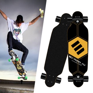 skateboard สเก็ตบอร์ดเริ่มต้น สเก็ตบอร์ด สเก็ตบอร์ดยาว สเก็ตบอร์ดสำหรับเล่นบนถนน สกูตเตอร์สี่ล้อ longboard JDS