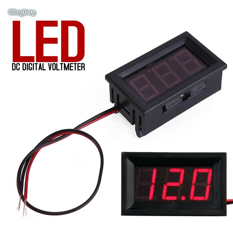 Mini LCD Digital Voltmeter Voltimetro Pressure DC 2.4-30V Gauge Voltage Meter