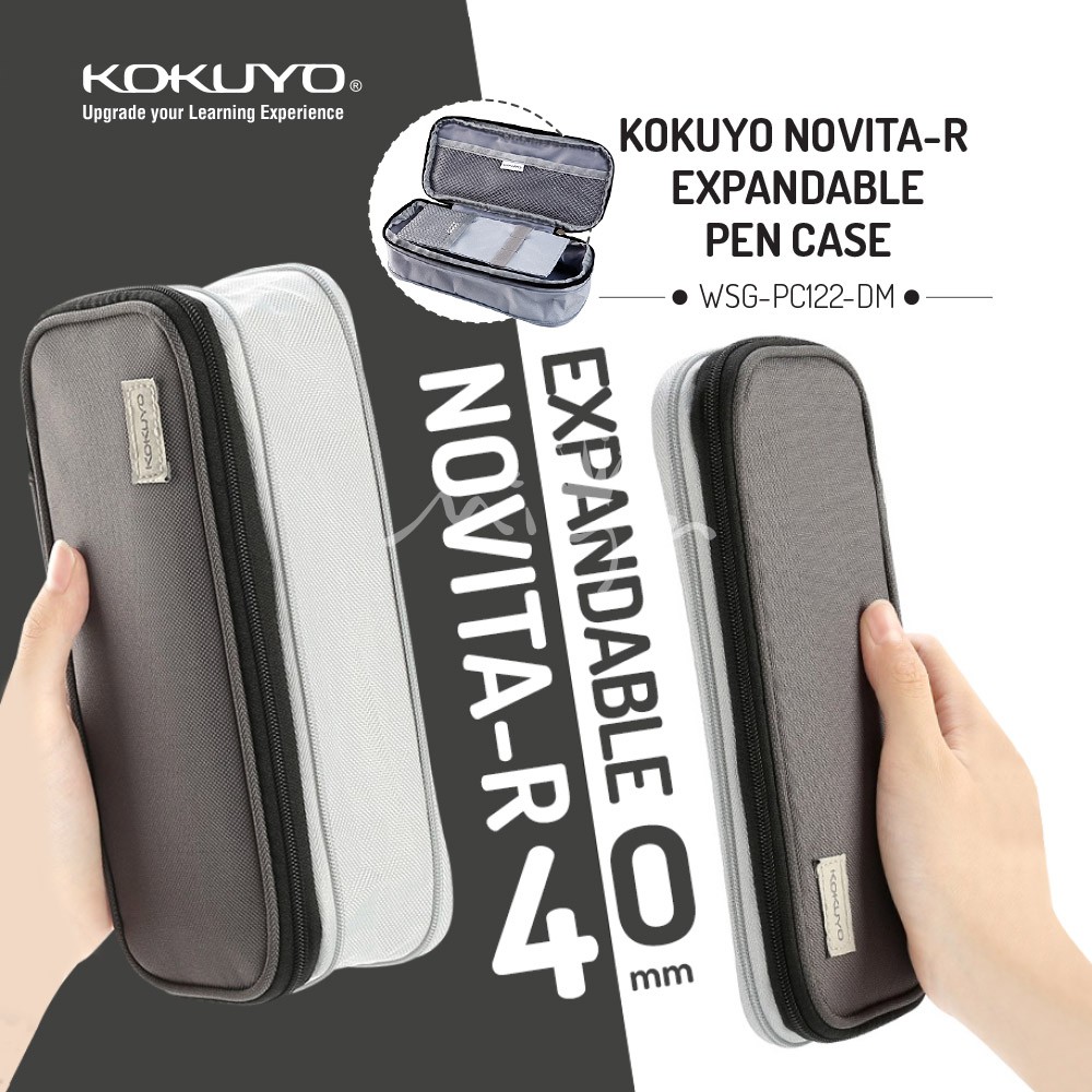 KOKUYO WSG-PC122-DM กล่องใส่ปากกาแบบขยายได้ กล่องดินสอ