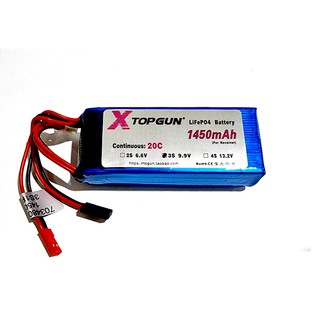 แบตเตอรี่ life TopGun 1450mah 9.9V BTTG145009 แบต Life