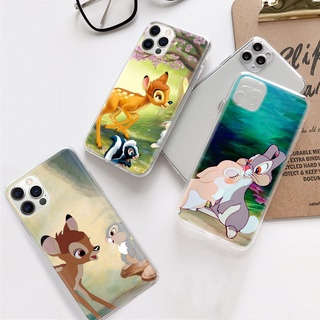 เคสโทรศัพท์มือถือแบบนิ่ม ใส ลาย Bambi And Thumper DV-19 สําหรับ VIVO Y22s Y35 Y16 Y02 Y02S Y01 Y31 Y51