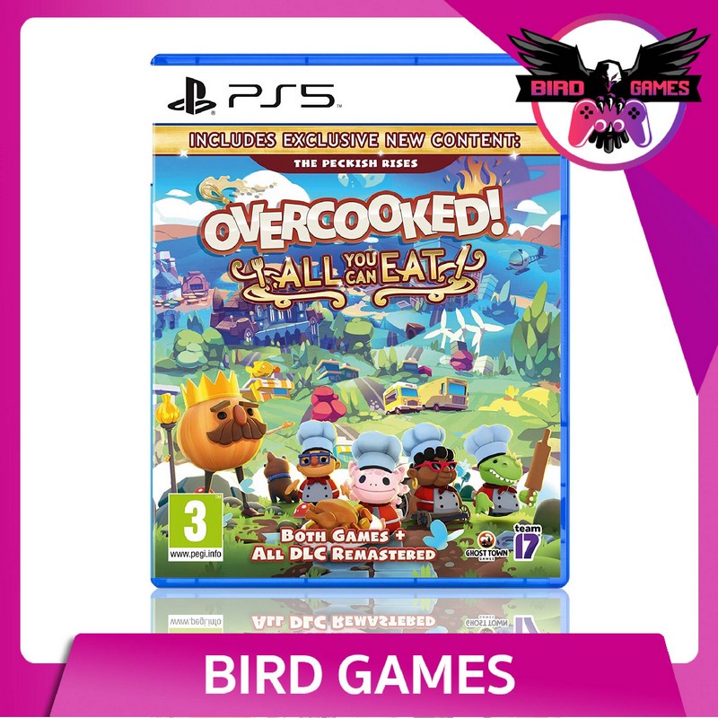 Overcooked All You Can Eat Ps5 Game แผ่นแท้มือ1!!!!! (Overcooked Ps5)(Overcook Ps5)
