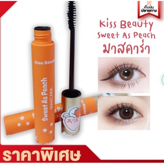 ⚡FLASH SALE⚡♡พร้อมส่ง์  Kiss BeautySweet As Peach 56675-03 เครื่องสําอาง มาสคาร่า ลูกพีช 🍑​ มาสคาร่ากันน้ํา มาสคาร่าตาโต