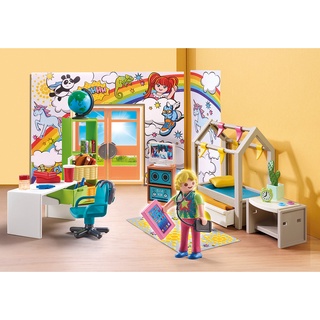 Playmobil 70988 ModernHouse DeluxeTeenagers Room แอ็คชั่นฟิกเกอร์ โมเดิร์นเฮ้าส์ ห้องวัยรุ่นดีลักซ์