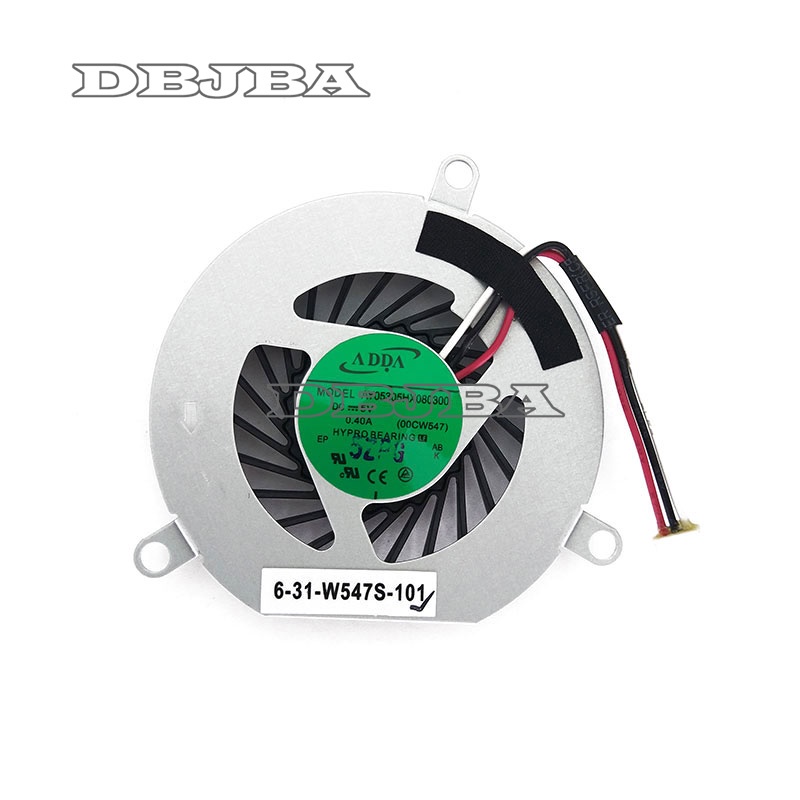 พัดลมระบายความร้อน CPU ใหม่สําหรับ ADDA AY05305HX080300 สําหรับ Clevo 6-31-W547S-100 6-31-W547S-101 