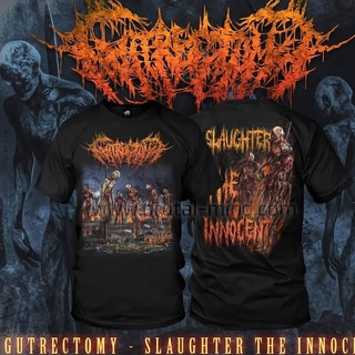 เสื้อยืดผู้ชาย Ts - GUTRECTOMY - SlaughtertheInnocent S-5XL