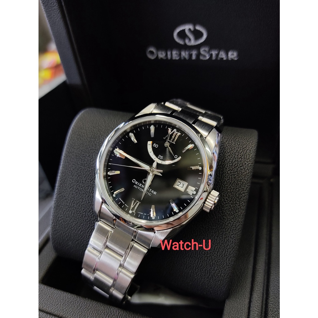 นาฬิกา Orient Star Automatic หน้าปัดดำเรียบหรู รุ่น RE-AU0004B