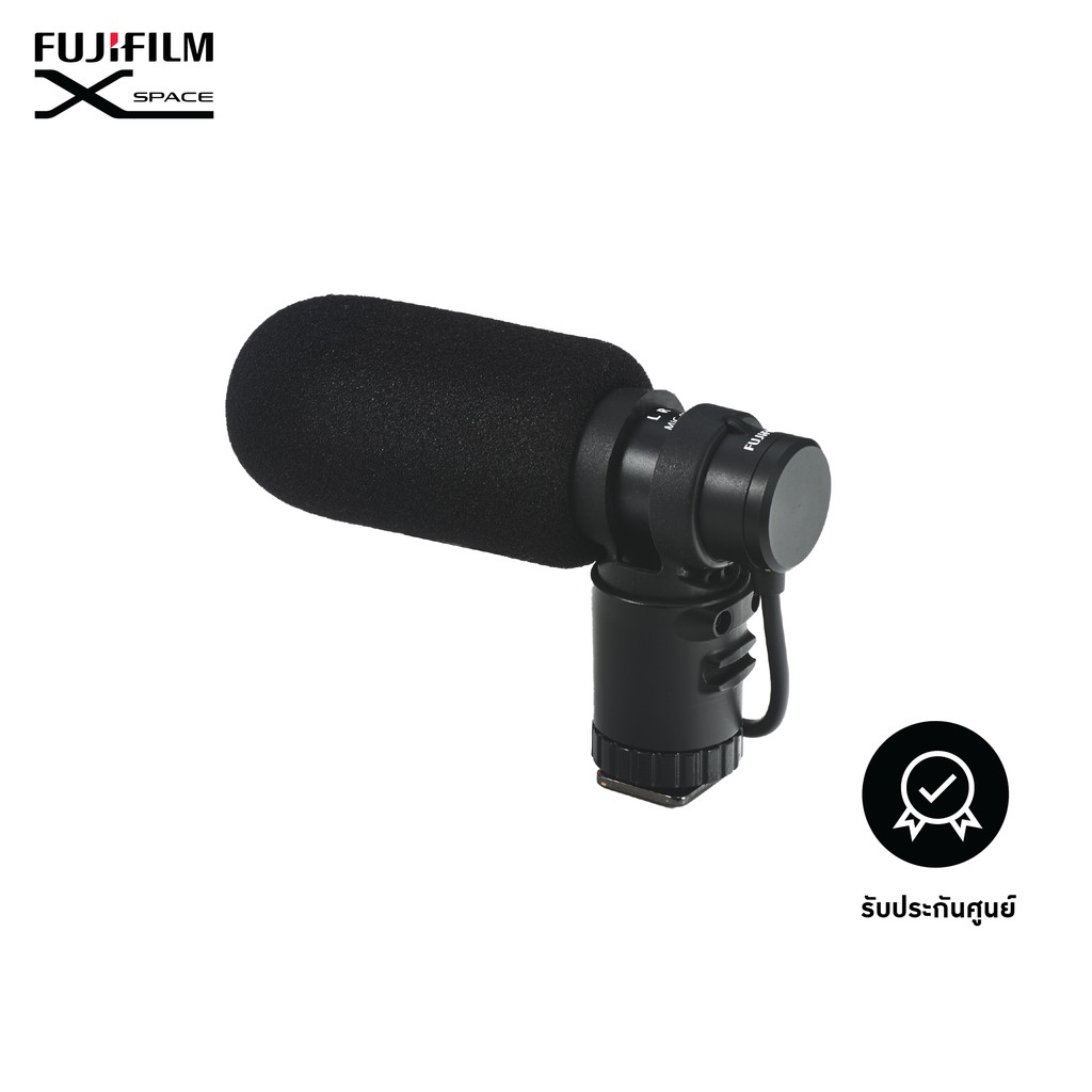 FUJIFILM MIC ต่อกล้อง รุ่น MIC-ST1 สำหรับกล้องที่มีรู Adapter ขนาด 2.5mm - 3.5 mm (Black) ราคาถูกที่สุด