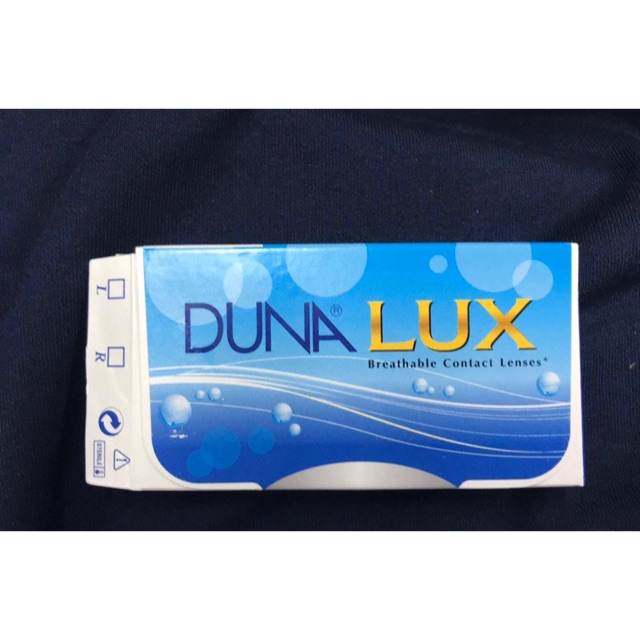 ส่งฟรีคอนแทคเลนส์ใสรายเดือน1กล่องมี2คู่ Duna Lux
