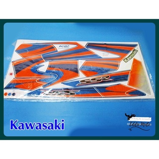 KAWASAKI SSR 6 MODEL year 2003 BODY STICKER for "BLUE" MOTORCYCLE  // สติ๊กเกอร์ติดรถ ติดรถสีน้ำเงิน สติ๊กเกอร์เคลือบเงา