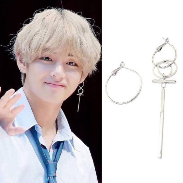 V BTS ต่างหู Kim Taehyung Park Jimin V BTS ต่างหู