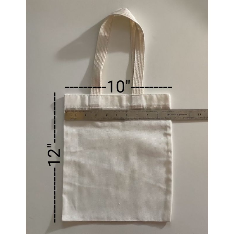 กระเป๋าผ้าดิบผ้าลายสอง  กระเป๋าสำหรับเพ้นท์ลาย สกรีน - รูปที่ 5