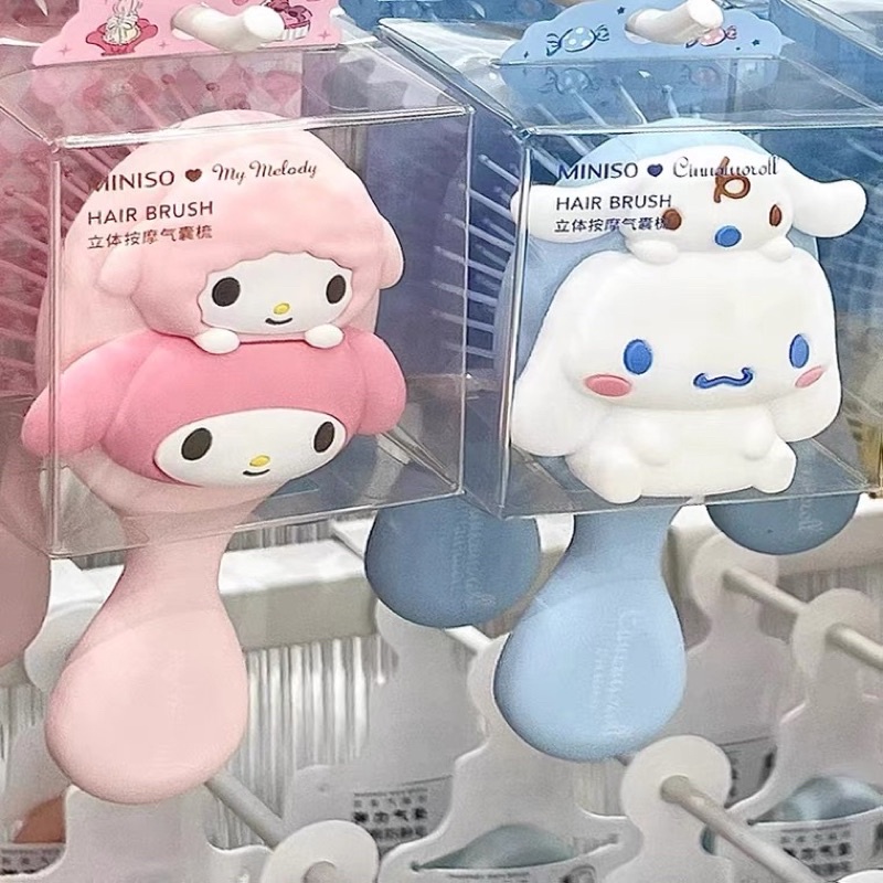 [ พร้อมส่ง 💕] Sanrio Characters x Miniso ซานริโอ้ My Melody  Cinnamon มายเมโลดี้ ชินนาม่อน หวีผม จิ๋ว แท้💯 - รูปที่ 2