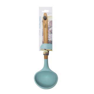 กระบวย ANZO COOK CHARMY SA2981CC ด้ามไม้ อุปกรณ์ตักอาหาร CHINESE LADLE ANZO COOK CHARMY SA2981CC GREEN