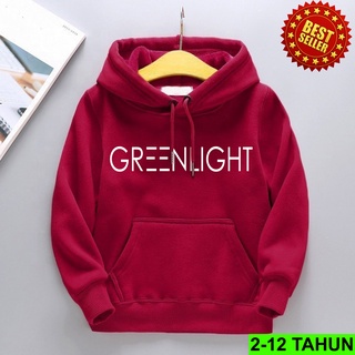 เสื้อกันหนาว มีฮู้ด ลาย Greenlight Distro สําหรับเด็กผู้ชาย ผู้หญิง อายุ 2-12 ปี