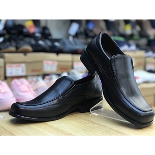 BAOJI คัชชูหนังชายหัวตัด BJ3375 สีดำ ไซส์ 39-46