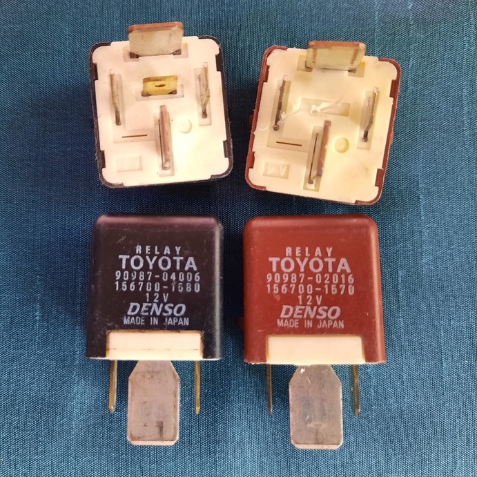 Relay Denso 90987-02016 / 90987-04006  4ขา /5ขา  1ตัว​ Made​ in​ Japan รีเลย์ 12VDC