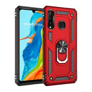 เคสโทรศัพท์มือถือ PC แข็ง กันกระแทก พร้อมแหวนนิ้ว หลากสี สําหรับ Huawei Nova 4E P30 Lite Nova4E