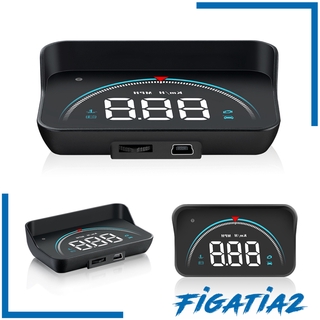 ( Figatia2 ) ออโต้ M8 Led เกจหน้าจอแสดงผล Hud Obd Ii Obd2 Dash Screen Projector