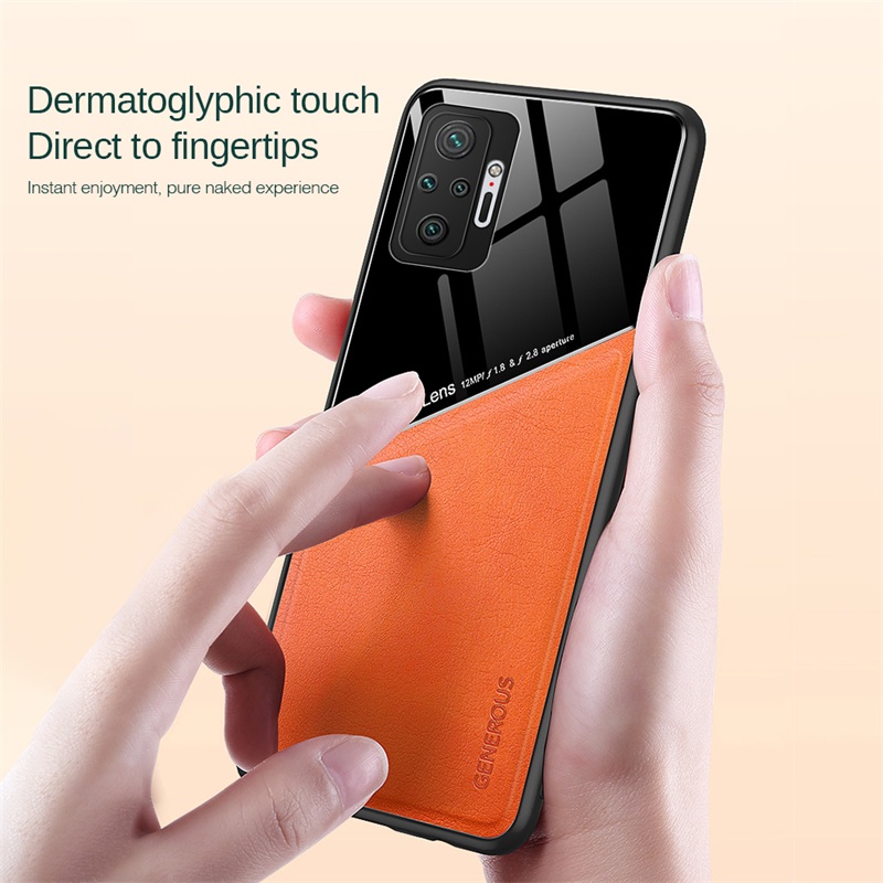 Leather Texure Casing For Xiaomi Redmi Note 10 Note 10 Pro Note 9s 9 ...