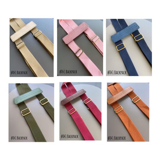 สายกระเป๋าเป้หลัง สายเป้สะพายหลัง ชุดทำสายกระเป๋าเป้หลัง ปรับระดับได้  -ขนาดกว่ง 3 cm ปรับระดับความยาวได้สูงสุดได้ 95 cm