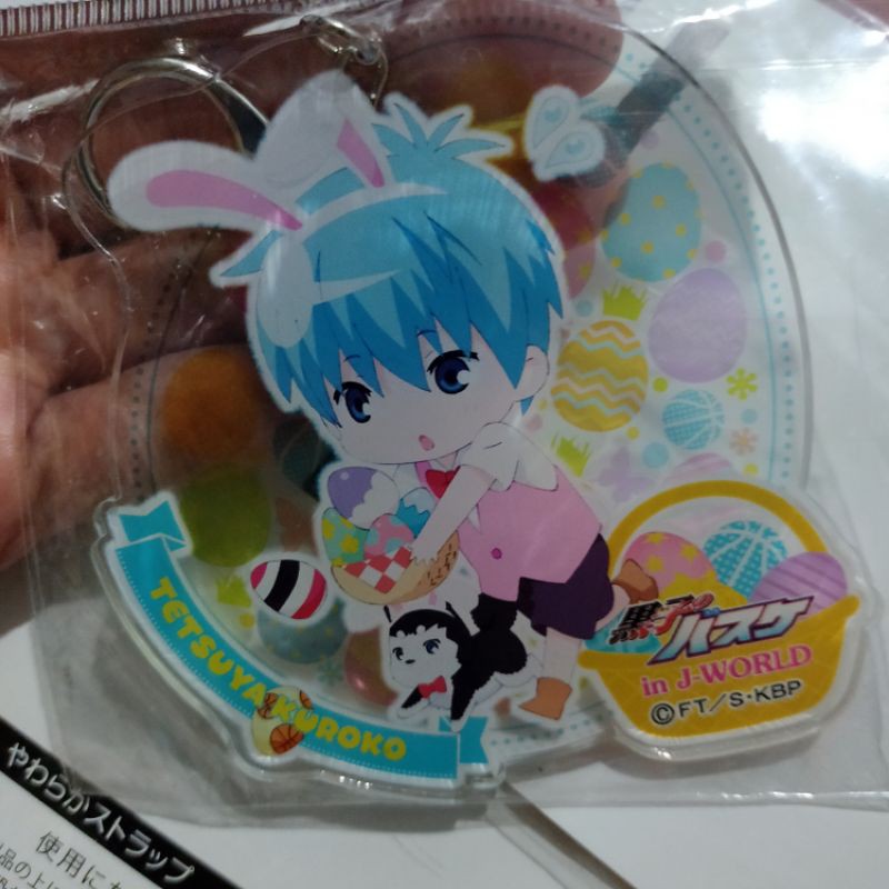 มีหลายลายให้เลือก Japan anime Kuroko no basket ลิขสิทธิ์แท้ อนิเมะ คุโรโกะ โน บาสเกต พวงกุญแจ เข็มกลัด แสตรปยาง