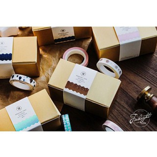 [Set10] Masking Tape Gilding - เทปตกแต่ง 10ม้วน