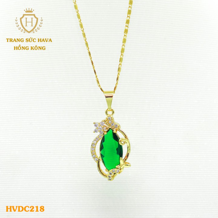 สร้อยคอและสร้อยคอผู้หญิงหินชุบทองคุณภาพสูง - Hava Hong Kong Jewelry - HVDC218