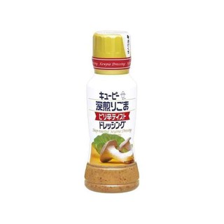 Kewpie Deep roasted Sesame Dressing Spicy Taste 180mlน้ำสลัดสูตรงารสเผ็ด จากญี่ปุ่น