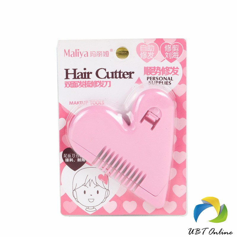 UBT หวีหมออ้อย สีชมพู ซอยผม ซับให้ผมบาง barber comb - รูปที่ 6