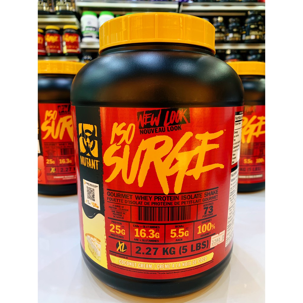 Mutant ISO Surge 5lbs มิวแทนท์ไอโซเสิร์ช โปรตีนสูง แคลลอรี่น้อยขนาด5ปอนด์